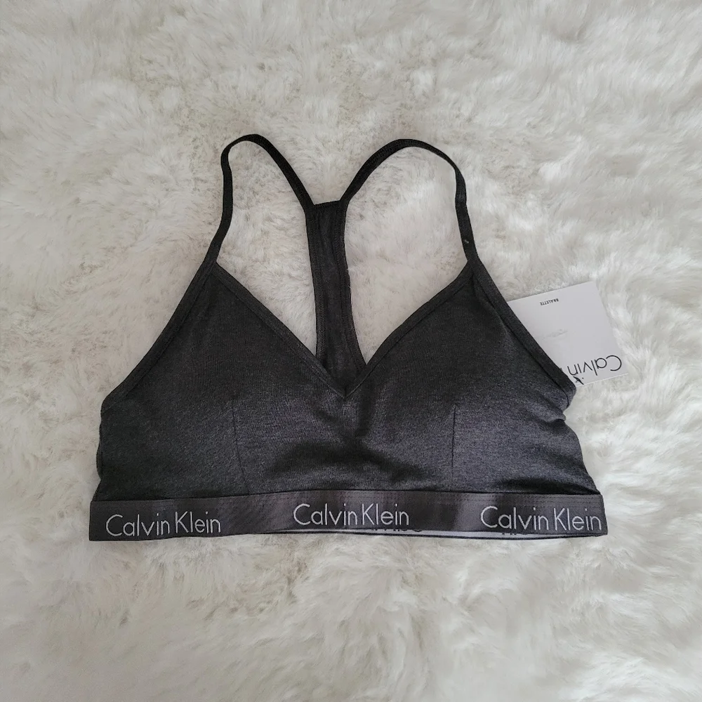 ✨️CALVIN KLEIN COTTON LIGHTLY LINED BRALETTE SIZE L